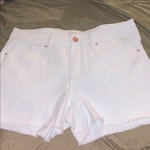 White shorts